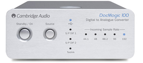 Cambridge Audio Dacmagic 100 Digital To Analog Converter (silver)