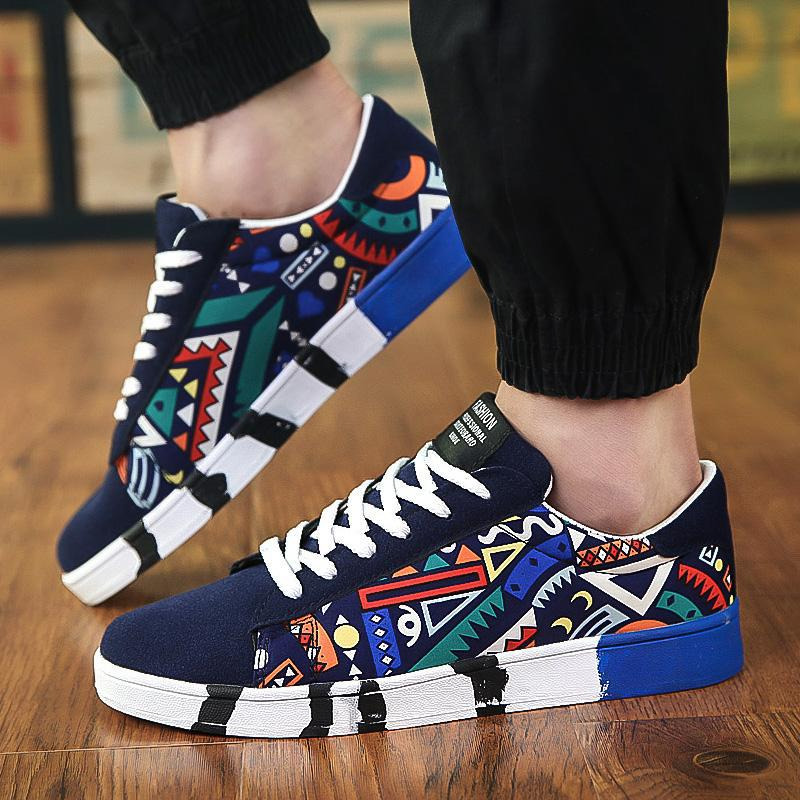 Multicolor Canvas Shoes For Men And Women
