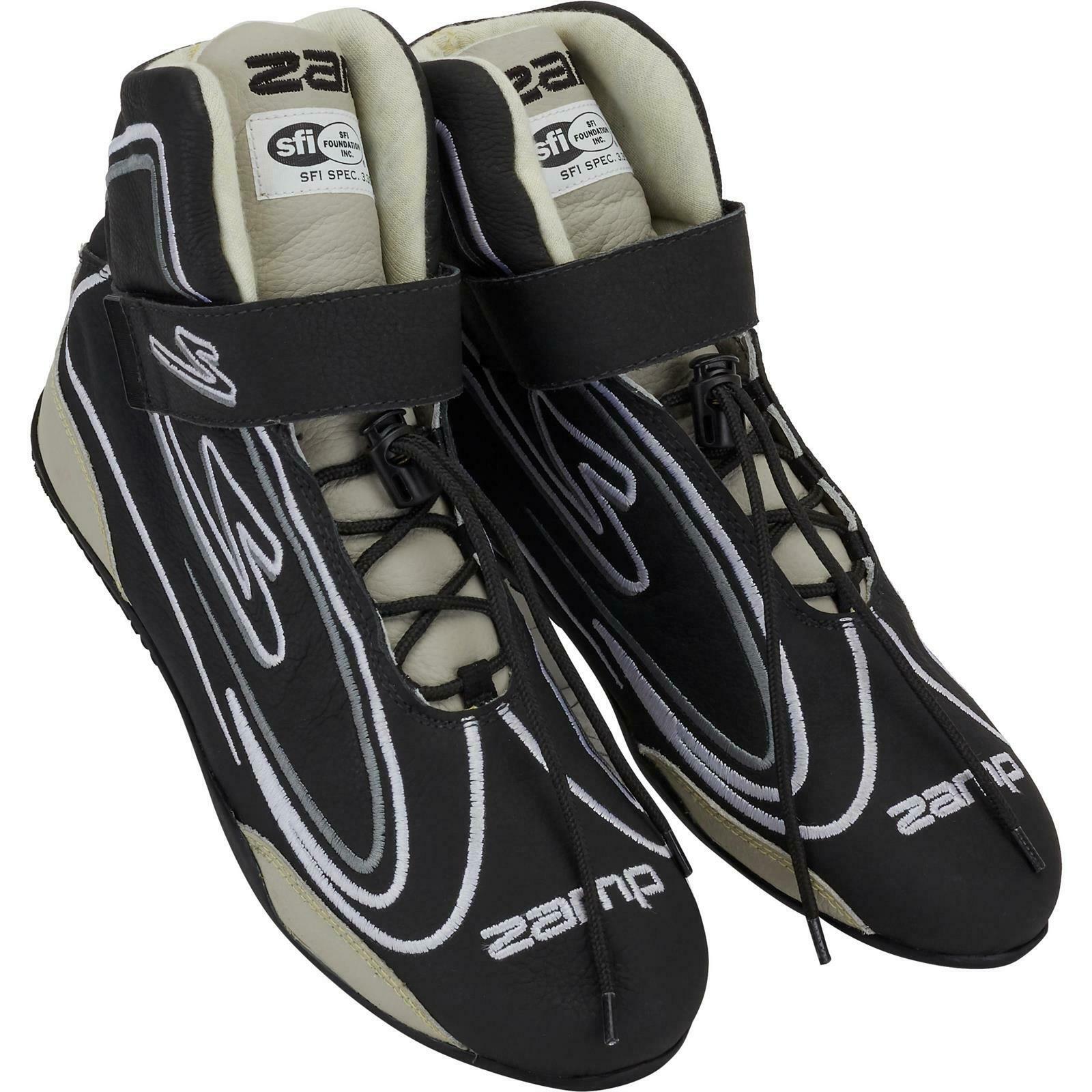 Zamp Rs002c0108 Zr50 Series Racing Shoes, Black, Size 8