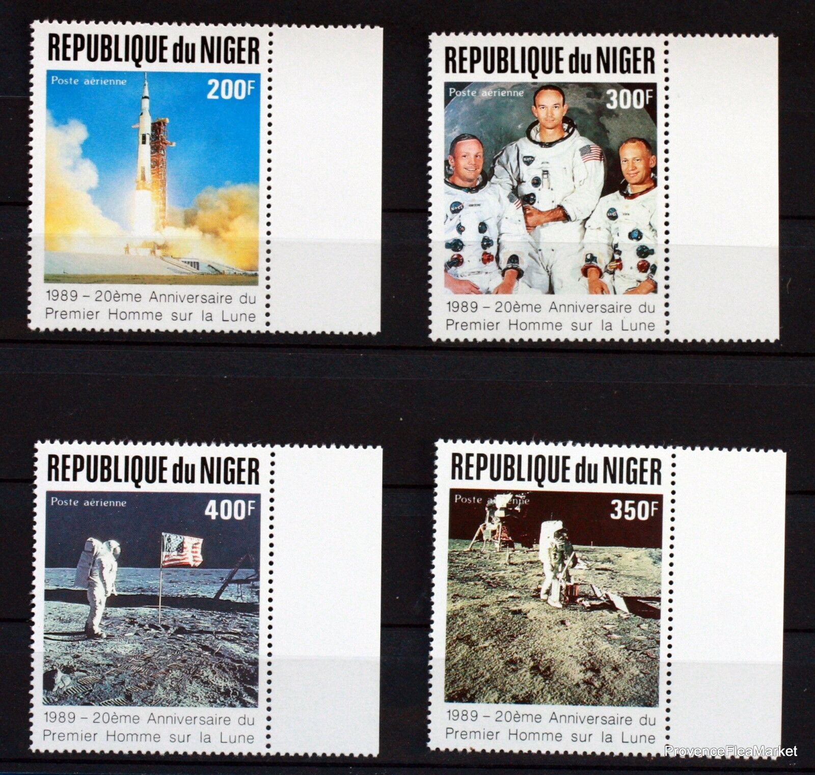 République Of Niger Space Stamp New Mnh Yt Pa358/61 288 8/12ft655