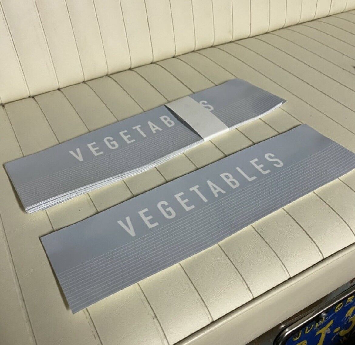 Vintage Refrigerator Vegetable Crisper Reproduction Decal Sticker General Ge