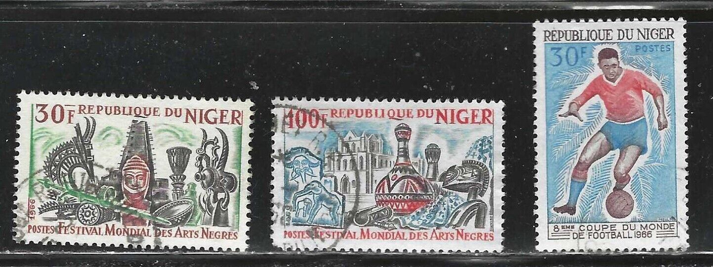 Niger - 168, 171-172, 177, 180, 187, 189-190, 196 Used - 1966 - 1967 Issues